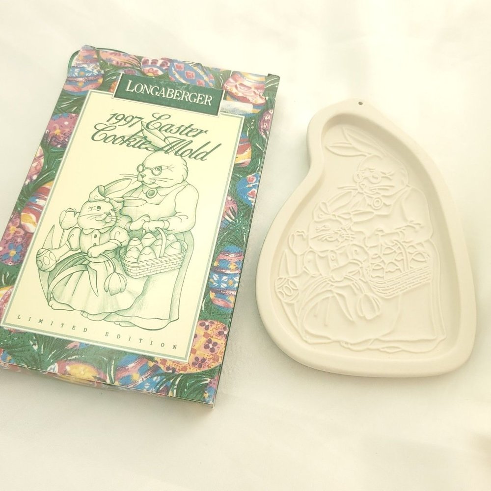 Longaberger Cream Limited Edition Grandma Baby Bunny 1997 Easter Choc/Cookie
